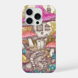 Maison de champignon colorée et mignonne Art