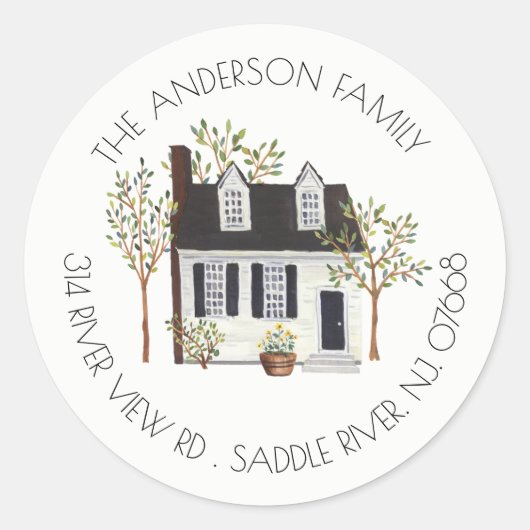 Maison de charme | Nouveau Sticker Étiquette de ad (Devant)