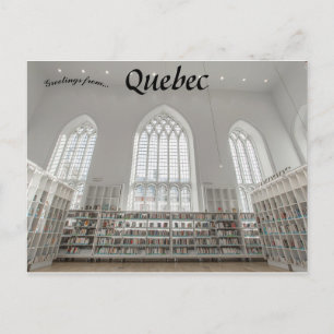 Maison de la Litérature Quebec Canada Briefkaart