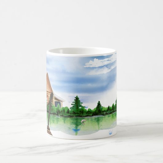 Maison de lac Cosy Mug (Centre)