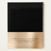 Maison de l'agent du courtier immobilier Black Gol (Dos)