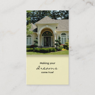 Maison de luxe Entrée Immobilier Carte de visite 