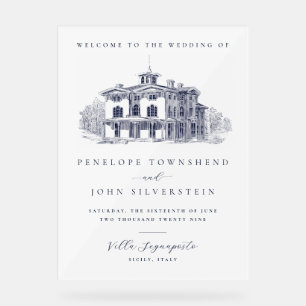 Maison de Mariage Élégante Villa Italienne Vintage