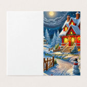 Maison de Noël cosy (Outside Unfolded)