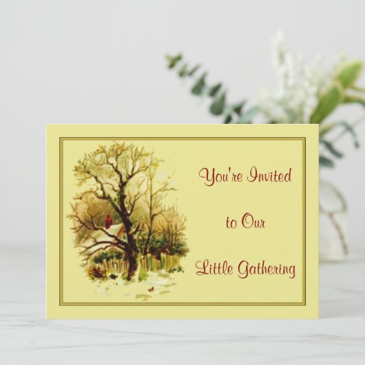 Maison de Noël Invitations (Debout devant)