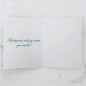 Maison de Noël. Joyeux Noël! Carte pour les fêtes (Intérieur)