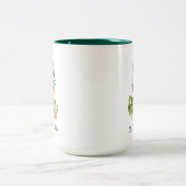 Maison de Noël PlanteMug Mug de café à deux tons (Centre)