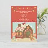 Maison de pain d'épices Faire-part de déménagement (Debout devant)