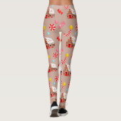 Maison de pain d'épices Leggings de Noël (Dos)