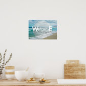 maison de plage accueil poster art mur (Cuisine)