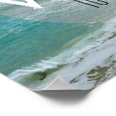 maison de plage accueil poster art mur (Coin)