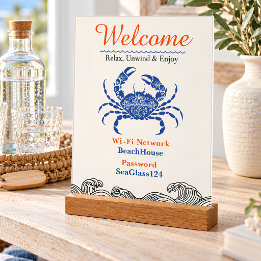 Maison de plage Blue Crab Wi-Fi Bienvenue