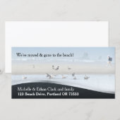 Maison de plage Changement d'adresse Carte photo p (Devant / Derrière)