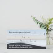 Maison de plage Changement d'adresse Carte photo p (Debout devant)