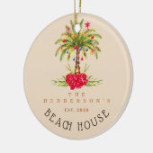 Maison de plage Décoration de Noël de palmier Vaca (Gauche)