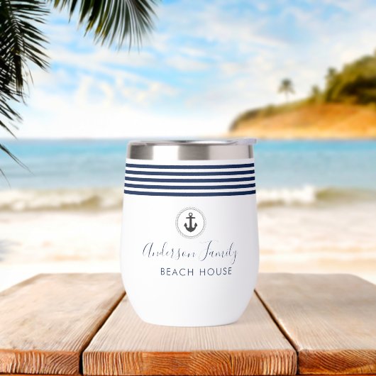 Maison de plage familiale manuscrite Nautique (Yoga)