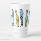Maison de plage Latte Mug (Devant)