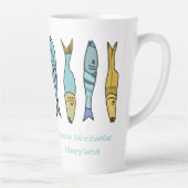 Maison de plage Latte Mug (Droite)