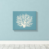 Maison de plage Toile d'art mural corail (Insitu (Plancher de Bois))