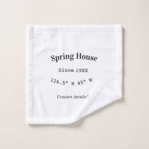 Maison de printemps etc. Date année coordonnées pe