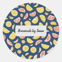 Maison de Susan | Autocollant oranges et citrons