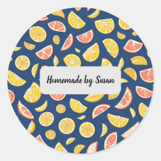 Maison de Susan | Autocollant oranges et citrons