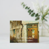 Maison délabrée Nous avons déménagé Cartes de chan (Debout devant)