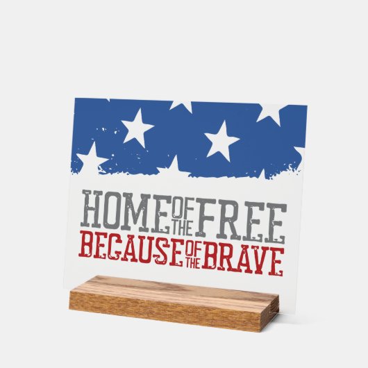 Maison des libres grâce aux braves drapeau américa (Angle)