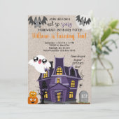 Maison d'Halloween pas si effrayant invitation d'a (Debout devant)