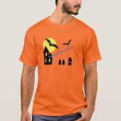 Maison d'Halloween Spooktaculaire avec T-shirt cha (Devant)