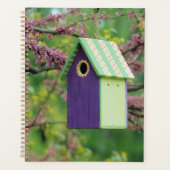 Maison d'oiseau sur un arbre Redbud (Devant)