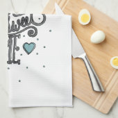 Maison douce à la maison - serviette de cuisine (Quart Plié)