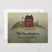 Maison Douce Maison Nouvelle Carte Postale d'Adres (Devant / Derrière)