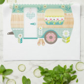 Maison douce maison, serviette de thé caravane (Plié)