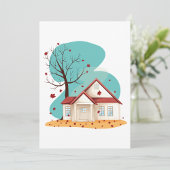 Maison En Automne Invitations