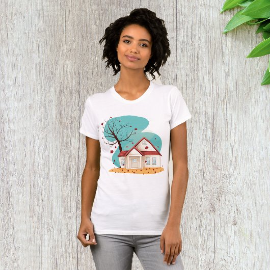 Maison En Automne T-shirt Femme
