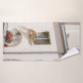 MAISON EN BÉTON BLANC ET BROWN (Serviette de bain)