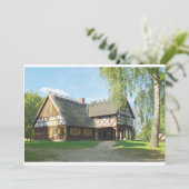Maison en bois - Invitation (Debout devant)