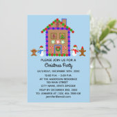 Maison en pain d'épice #1-2 Carte d'invitation (Debout devant)