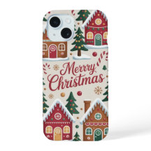 Maison en pain d'épice de Noël iPhone / coque ipad