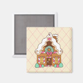 Maison en pain d'épice Magnet (Recto/Verso)
