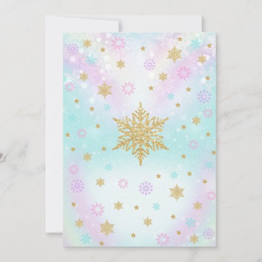 Maison en pain d'épices Décoration Invitation d'an (Dos)