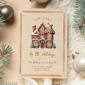 Maison en pain d'épices Noël Faire-part mobile