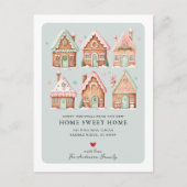 Maison en pain d'épices Village Faire-part mobile (Devant)