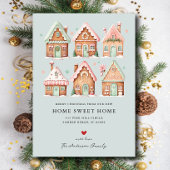 Maison en pain d'épices Village Faire-part mobile