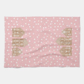 Maison en pain d'épices Village Serviette de cuisi (Horizontal)