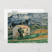 Maison en Provence par Paul Cezanne Carte postale (Devant / Derrière)