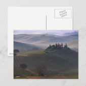 Maison en Toscane dans la matinée carte postale de (Devant / Derrière)