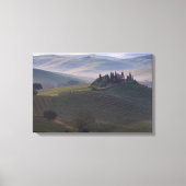 Maison en Toscane dans le matin papier de toile br (Recto)