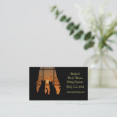 Maison et Carte de visite assis (Debout devant)